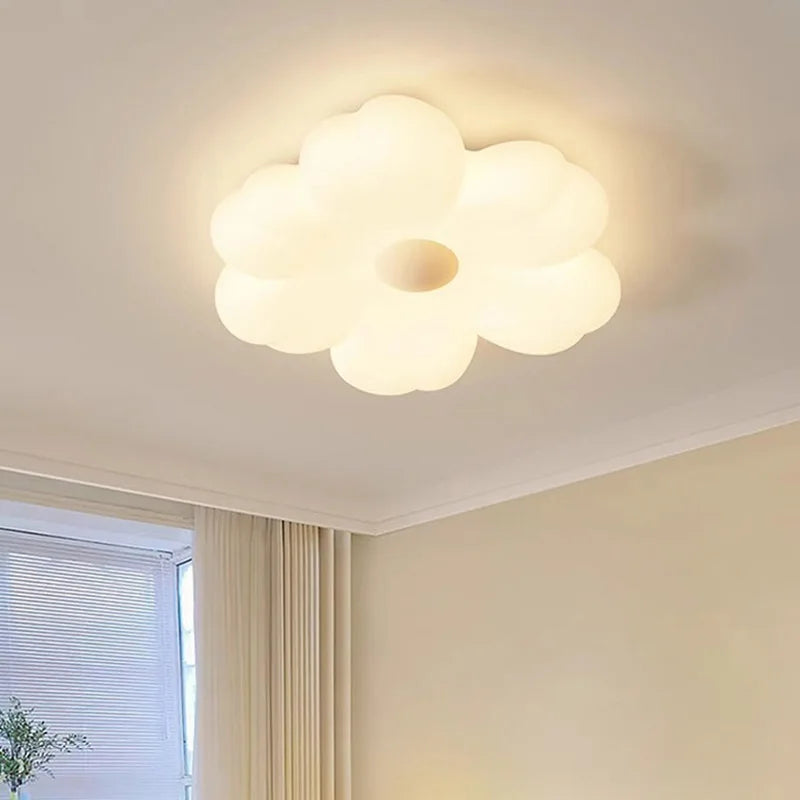 Modern LED flower ceiling light for smart home décor