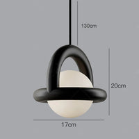 Nordic simple balloon pendant light Jupiter globe bedroom bedside balcony cafe small designer lighting