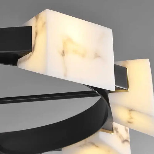 Modern Spanish marble pendant light for elegant interiors - vue 5 sur 10