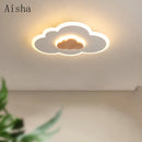 Nordic style LED cloud ceiling light for children
