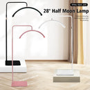 Half-moon LED lamp for eye care and beauty, rotatable U-shape