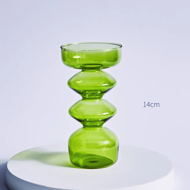 Nordic glass candle holders for weddings and decorative gifts - vue 16 sur 16