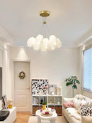 Modern suspended chandelier for energy-saving indoor lighting