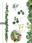 Artificial hanging eucalyptus plants for indoor and outdoor decoration