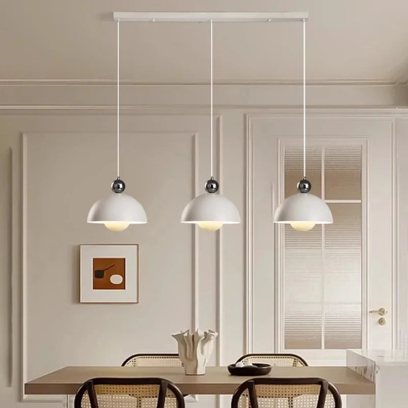 Modern LED chandelier for warm indoor lighting