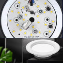 Ultra-slim aluminium recessed LED ceiling light for indoor use