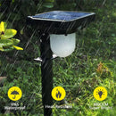 Solar LED spotlight with human motion sensor