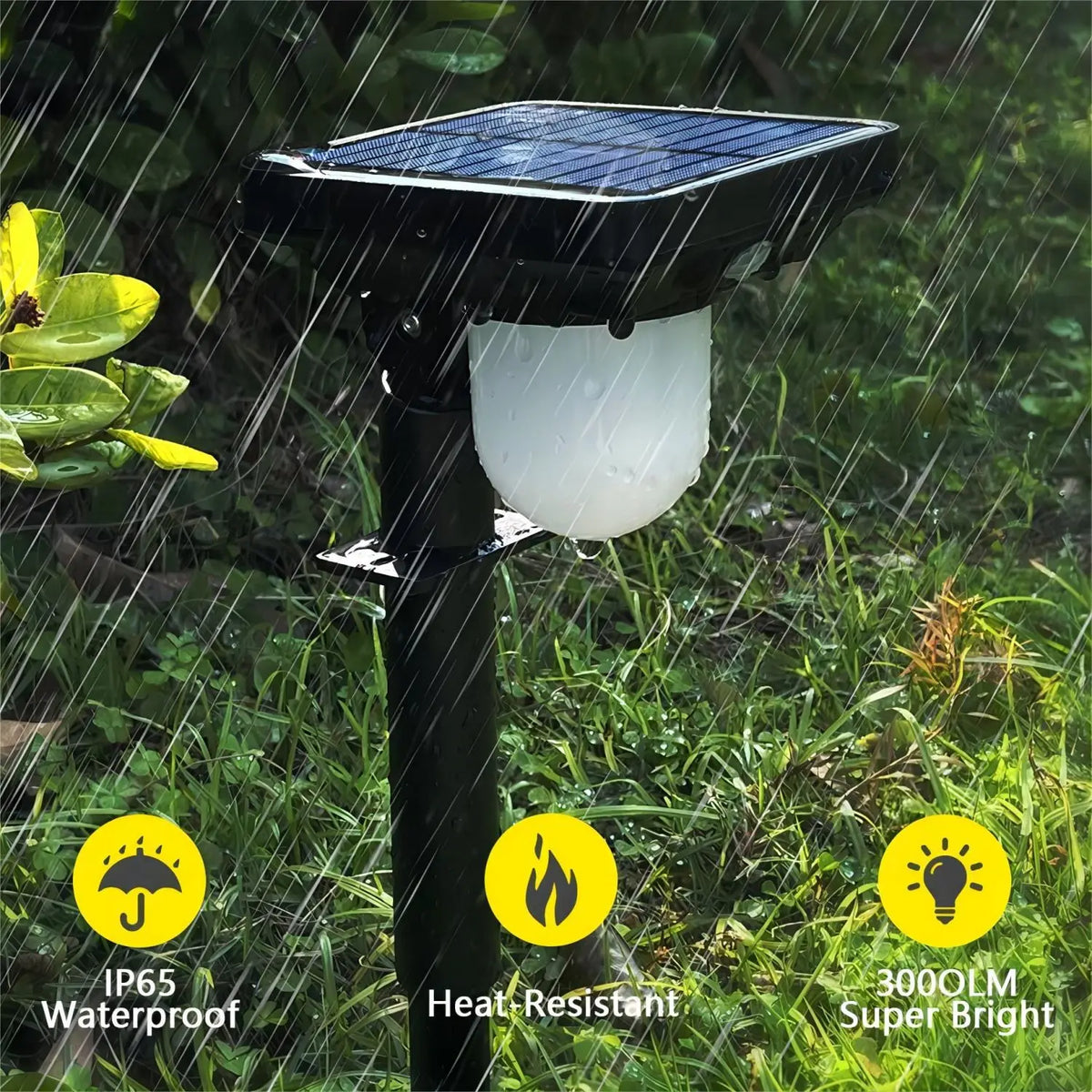 Solar LED spotlight with human motion sensor - vue 3 sur 7
