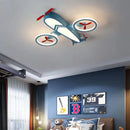 Helicopter ceiling light for modern and cosy children's room