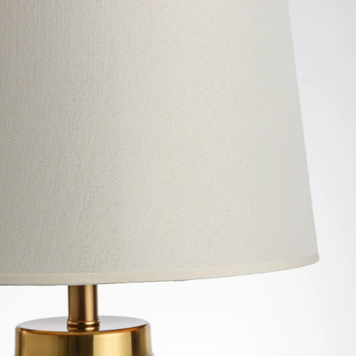 Minimalist marble fabric desk lamp for elegant interiors - vue 5 sur 6