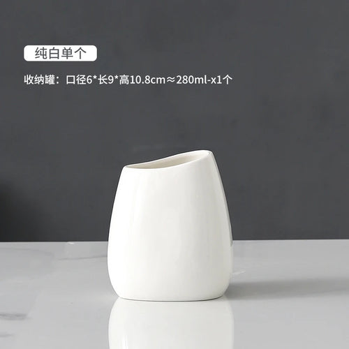 ceramic bathroom accessories for home decor - vue 10 sur 23