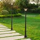 Solar LED garden lamp for outdoor paths and garden