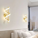 Nordic LED wall light black white gold