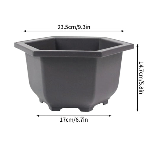 Rectangular clay effect flower pots for outdoor garden - vue 26 sur 30