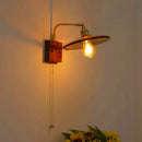 Japanese vintage wooden wall light minimalist LED lamp