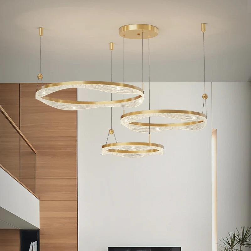 Modern LED chandelier for elegant and contemporary interior decor