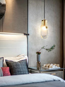 Nordic design copper crystal chandelier for elegant interiors