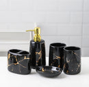 decorative ceramic bathroom set with accessories