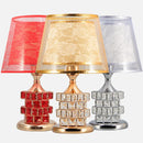 Modern crystal table lamp for luxury interior decoration