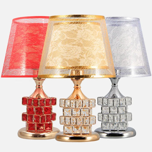 Modern crystal table lamp for luxury interior decoration - vue 4 sur 10