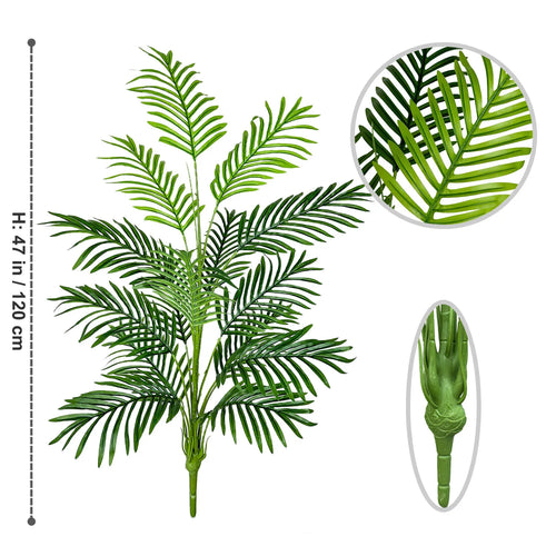 Artificial monstera plant with realistic leaves for indoor decoration - vue 18 sur 29
