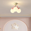 Moon-shaped ceiling light for modern and cosy children's room