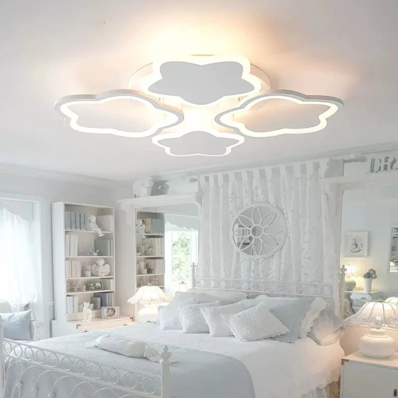 pentagonal star led ceiling light creative decoration for children