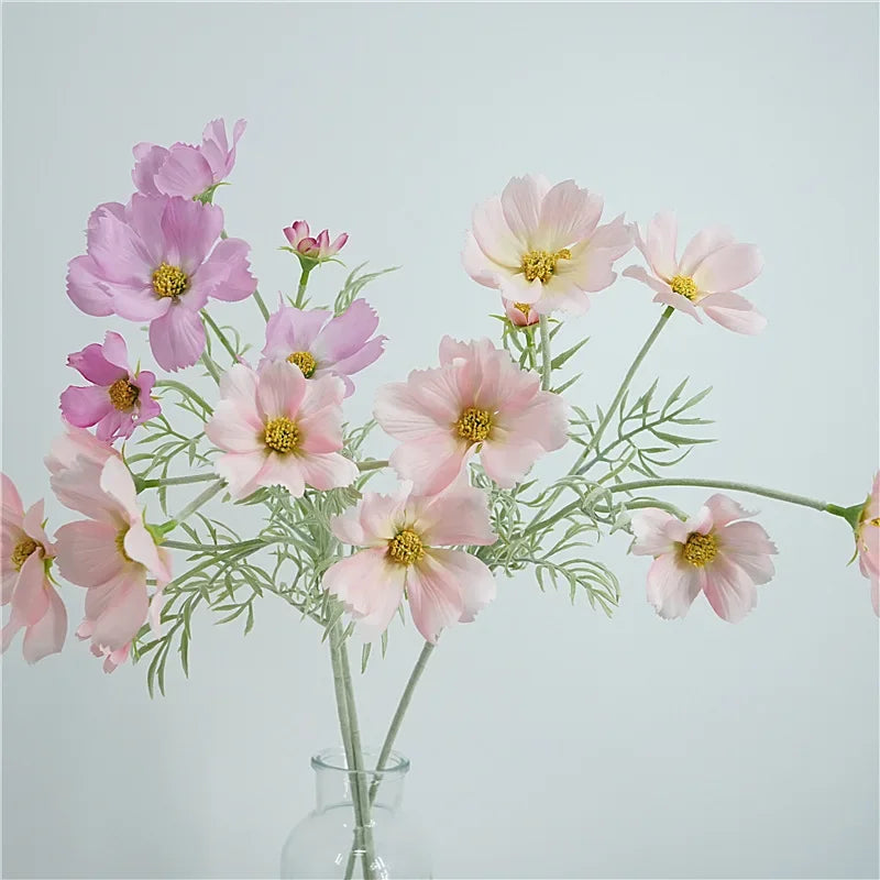 Set of 3 decorative artificial flowers for festive occasions - vue 3 sur 8