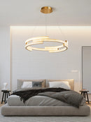 Elegant circular designer pendant light for modern interiors