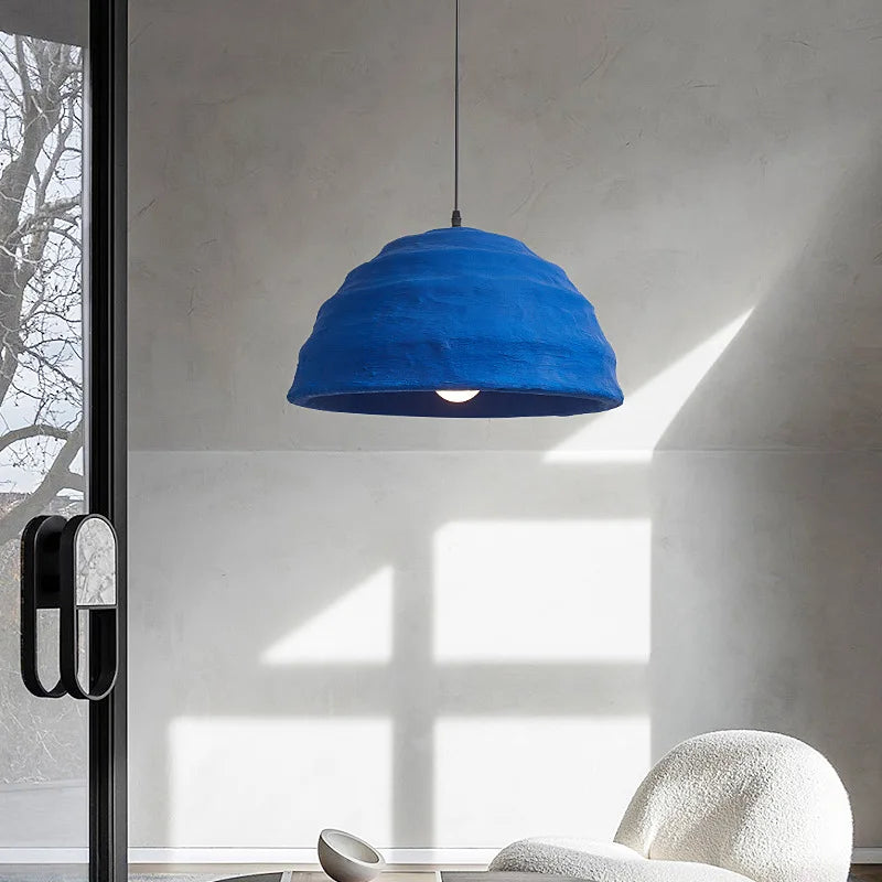 Innovative wabi sabi LED chandelier for restaurants and cafés