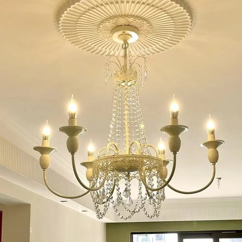 French style crystal chandelier for princess bedroom - vue 2 sur 11