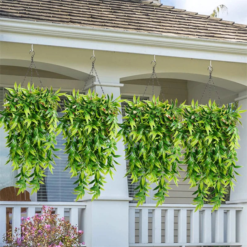Bamboo hanging plants for outdoor garden decoration - vue 9 sur 9