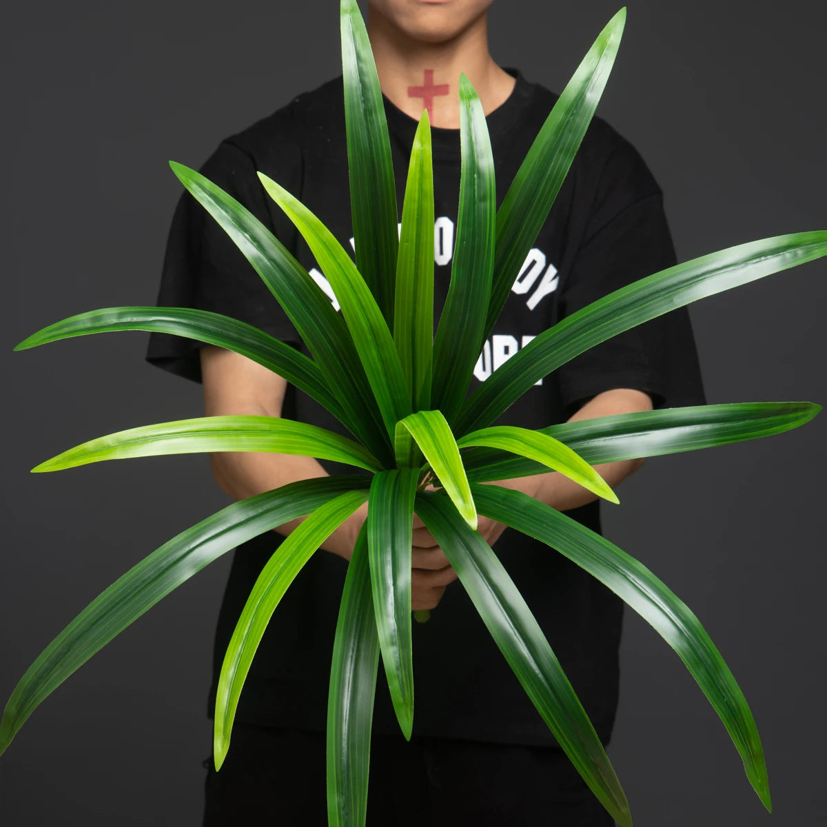 Artificial cymbidium plants for indoor and outdoor garden decor - vue 8 sur 9