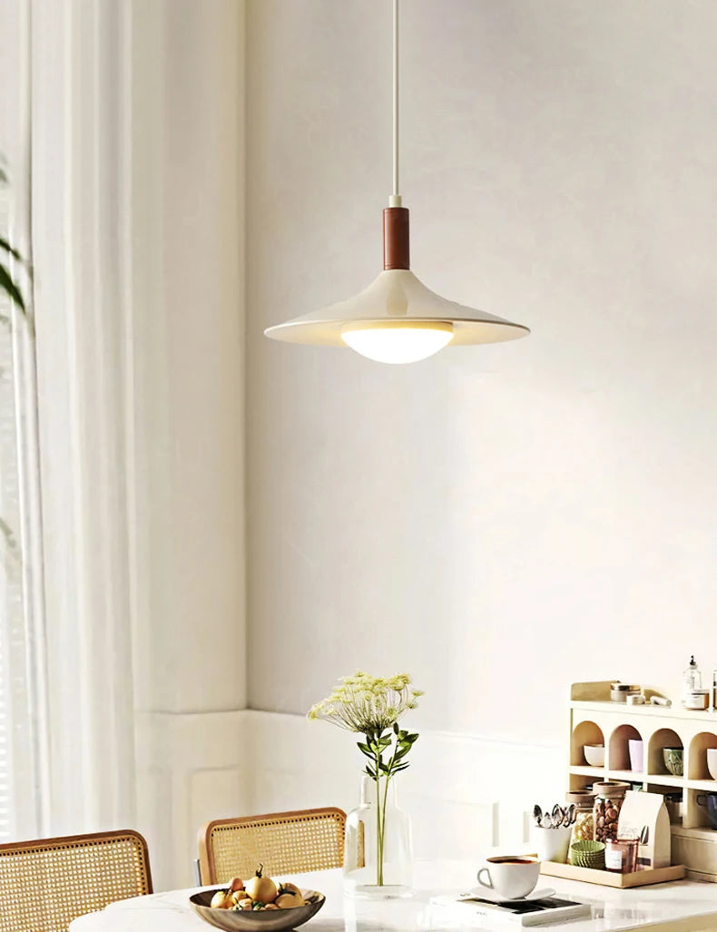 modern design LED pendant light with eye protection in iron and acrylic