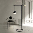Creative minimalist fishing floor lamp for interiors