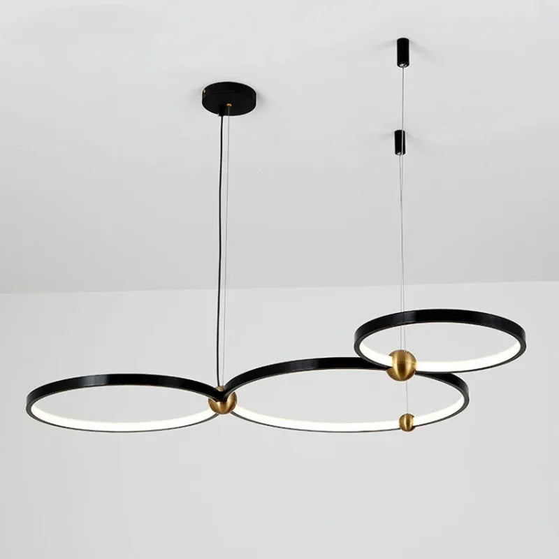 Modern minimalist LED chandelier for dining table decorative pendant light