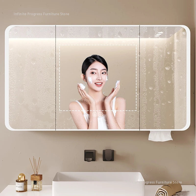 smart wardrobe with illuminated storage and separate toilet - vue 3 sur 14