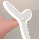 Helicopter LED ceiling fan pendant light for children with remote control