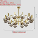 Nordic minimalist glass pendant light for modern decor