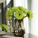 Set of artificial gerbera flower heads for indoor and outdoor decoration