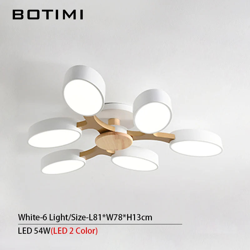 Grey tree-shaped LED ceiling light