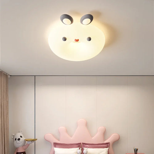 Cute cat LED ceiling light for children's room prince and princess - vue 5 sur 13