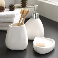 Nordic ceramic soap dispenser for bathroom