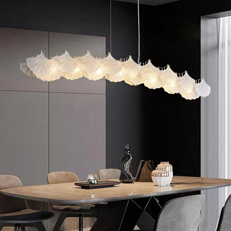 Minimalist retro glass chandelier for interior decoration