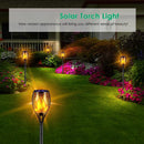 Outdoor solar LED flame effect garden lights waterproof landscape lighting