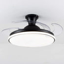 Smart ceiling light with remote control and invisible LED lighting