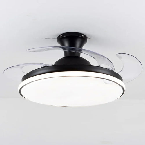 Smart ceiling light with remote control and invisible LED lighting