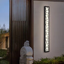 Chinese style LED wall light warm light 3000K acrylic metal