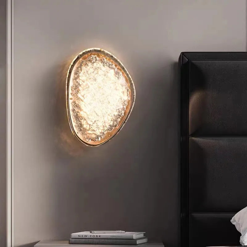 Luxury crystal wall lamp with LED light - vue 5 sur 9