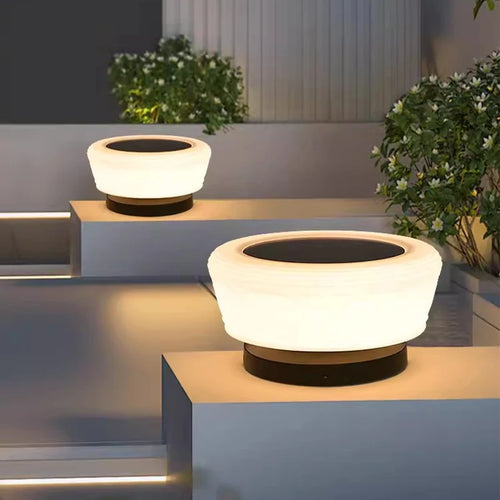 Modern solar garden lights for villa outdoor spaces